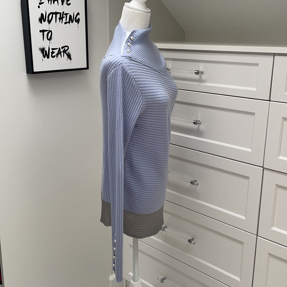 Rag & Bone iced blue lightweight sweater, size M, NWT